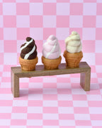 Felt Chocolate Soft Serve Ice Cream