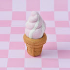 Felt Strawberry Soft Serve Ice Cream