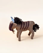 Felt Wildebeest Soft Toy for Safari Play