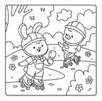 Happy Days - Scooty Cuties Cosy Colouring Kit