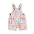 Pastel Bouquet James Pocket Overalls - Lilac Multi