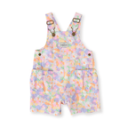 Pastel Bouquet James Pocket Overalls - Lilac Multi