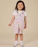 Pastel Bouquet James Pocket Overalls - Lilac Multi