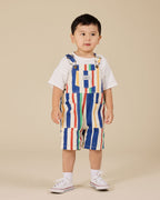 James Denim Pocket Overalls - 90'S Bold Stripe