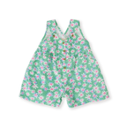 Goldie + Ace Daisy Patch Sara Shortalls - Moss