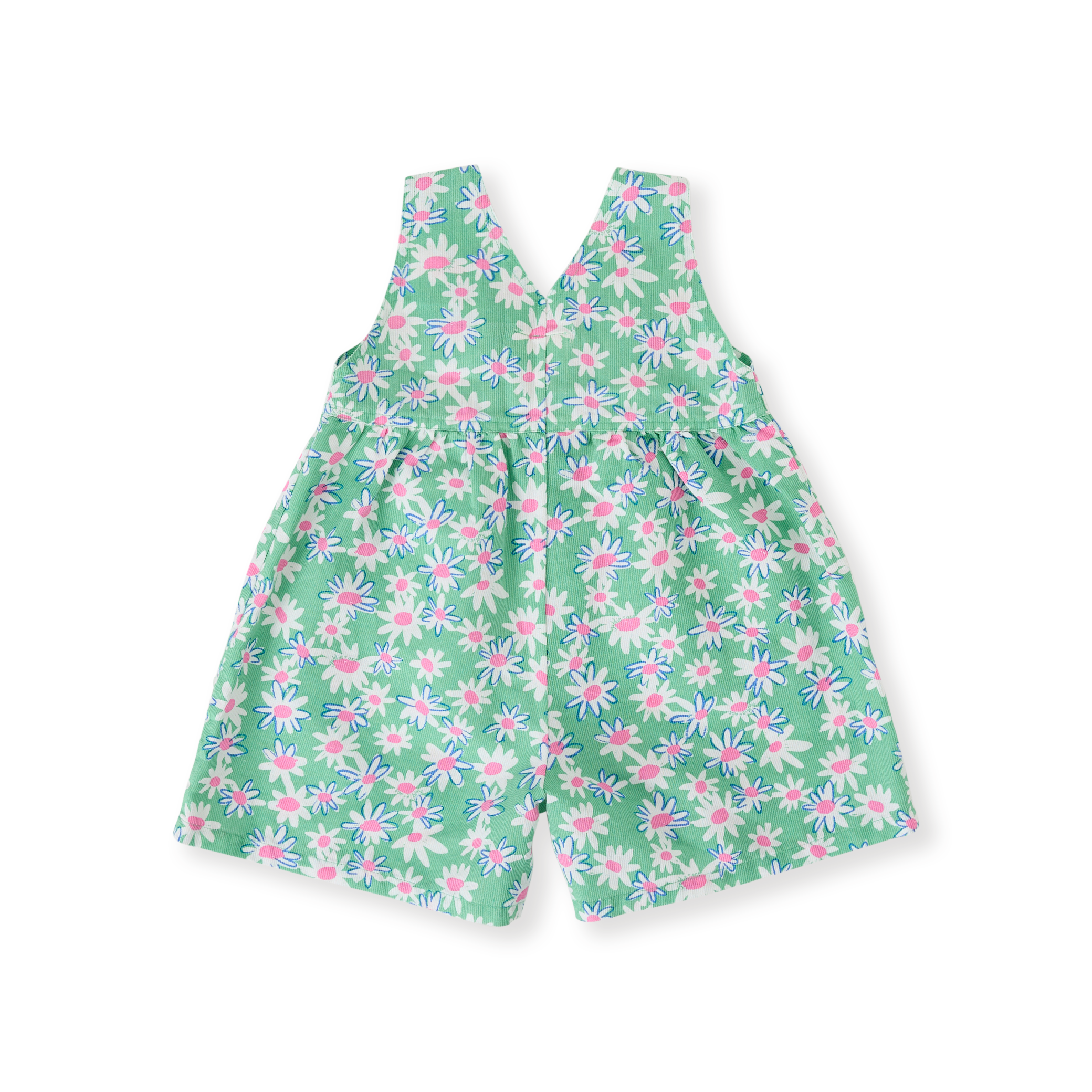 Goldie + Ace Daisy Patch Sara Shortalls - Moss