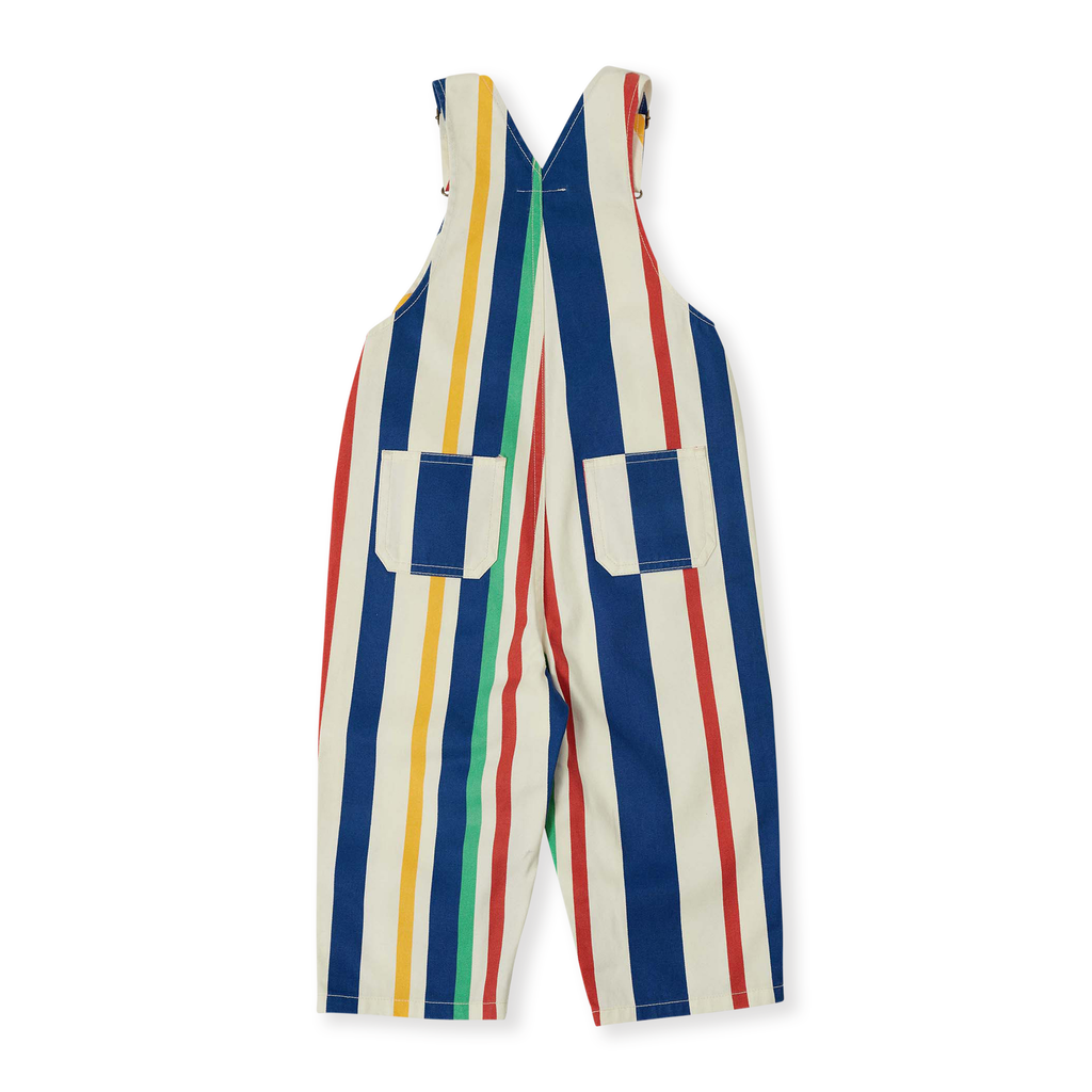 Goldie + Ace  Austin Denim Overalls - 90'S Bold Stripe