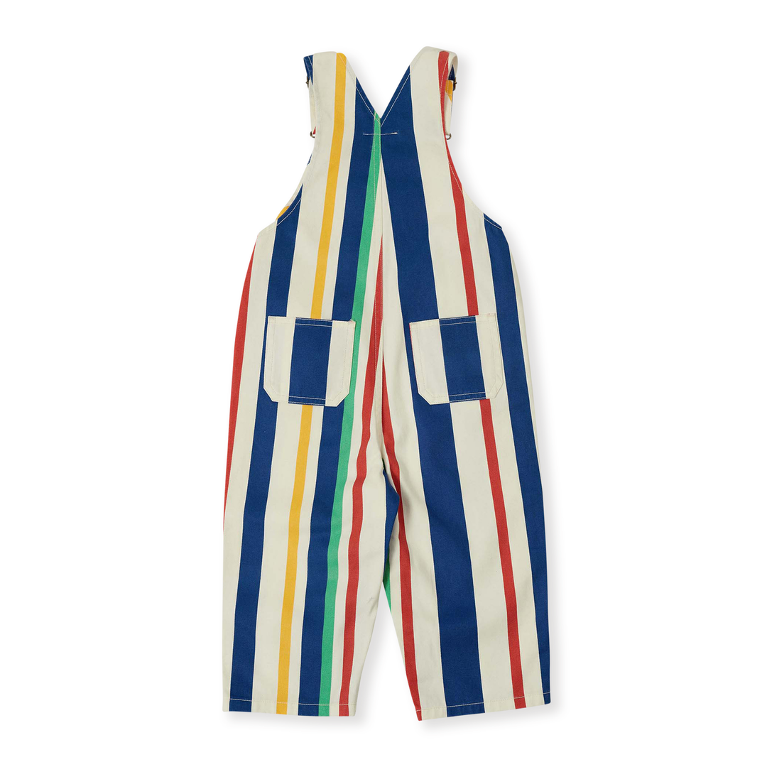 Goldie + Ace  Austin Denim Overalls - 90'S Bold Stripe