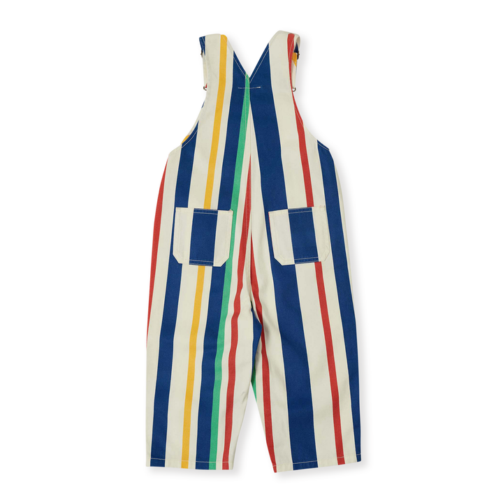 Goldie + Ace  Austin Denim Overalls - 90'S Bold Stripe