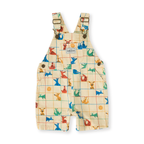 Hopscotch Burton Denim Overalls - Vanilla/Primary