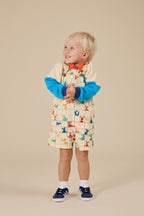 Hopscotch Burton Denim Overalls - Vanilla/Primary