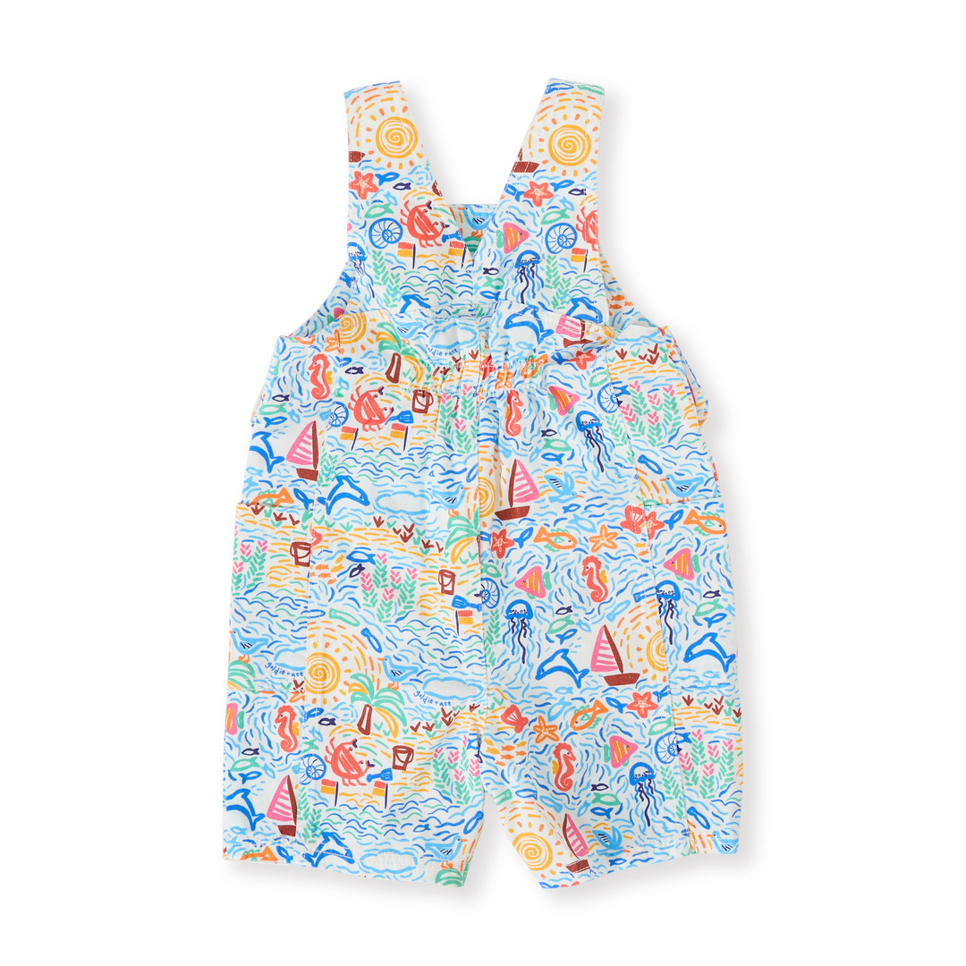Goldie + Ace Summer Bay James Pocket Overalls - Multi
