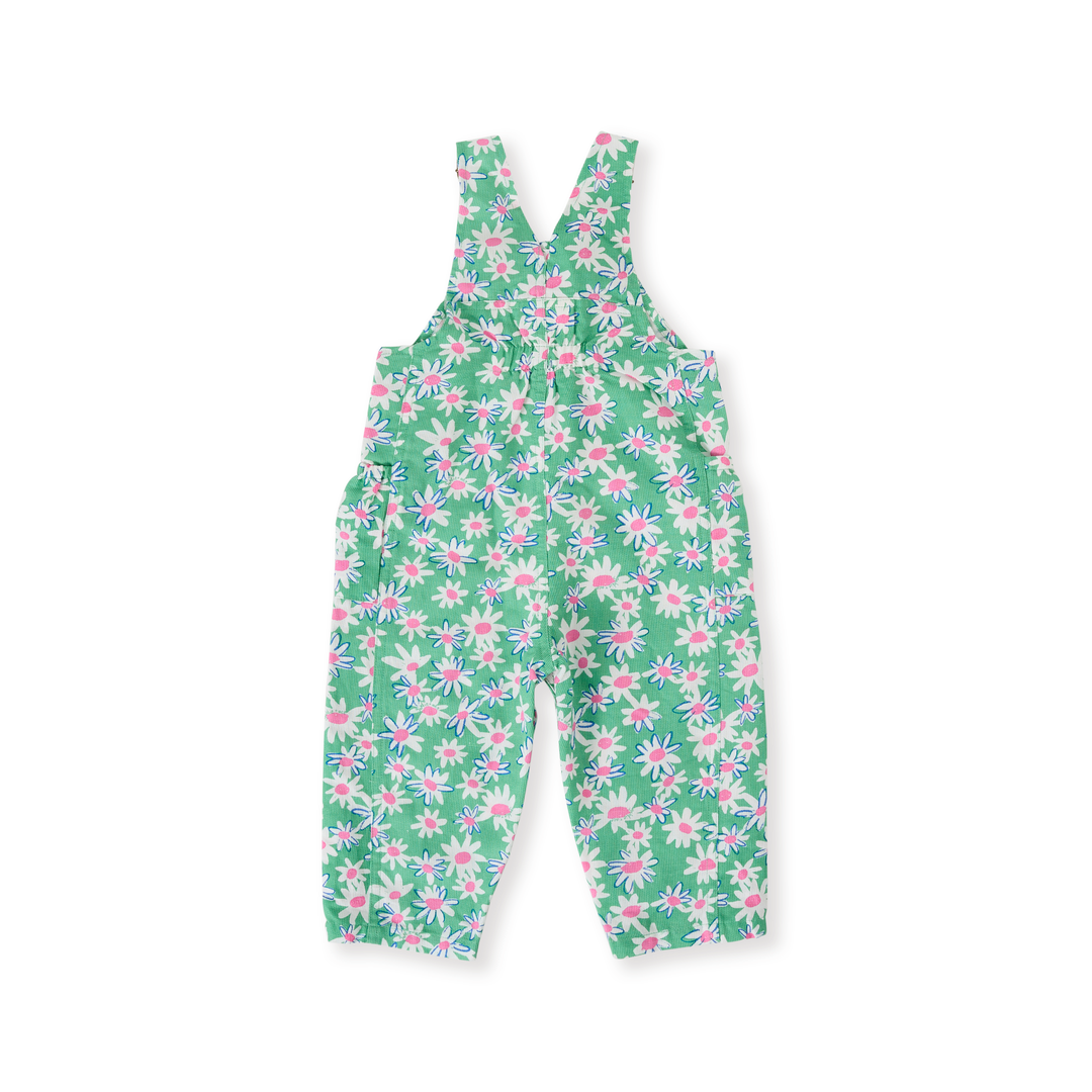 Goldie + Ace Daisy Patch Austin Pocket Overalls - Moss