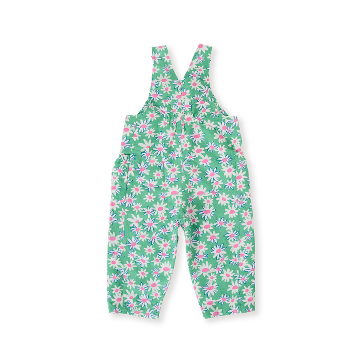 Goldie + Ace Daisy Patch Austin Pocket Overalls - Moss