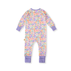 Pastel Bouquet Zipsuit - Lilac Multi