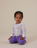 Goldie + Ace Bowie Rib Legging - Grape