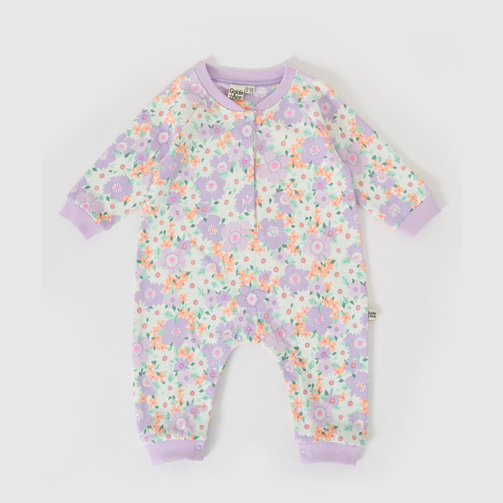 Goldie + Ace Flora Relaxed Terry Romper
