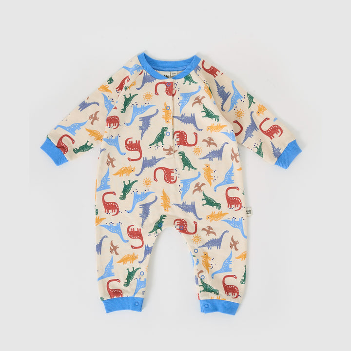 Goldie + Ace Dino-Mite Relaxed Terry Romper