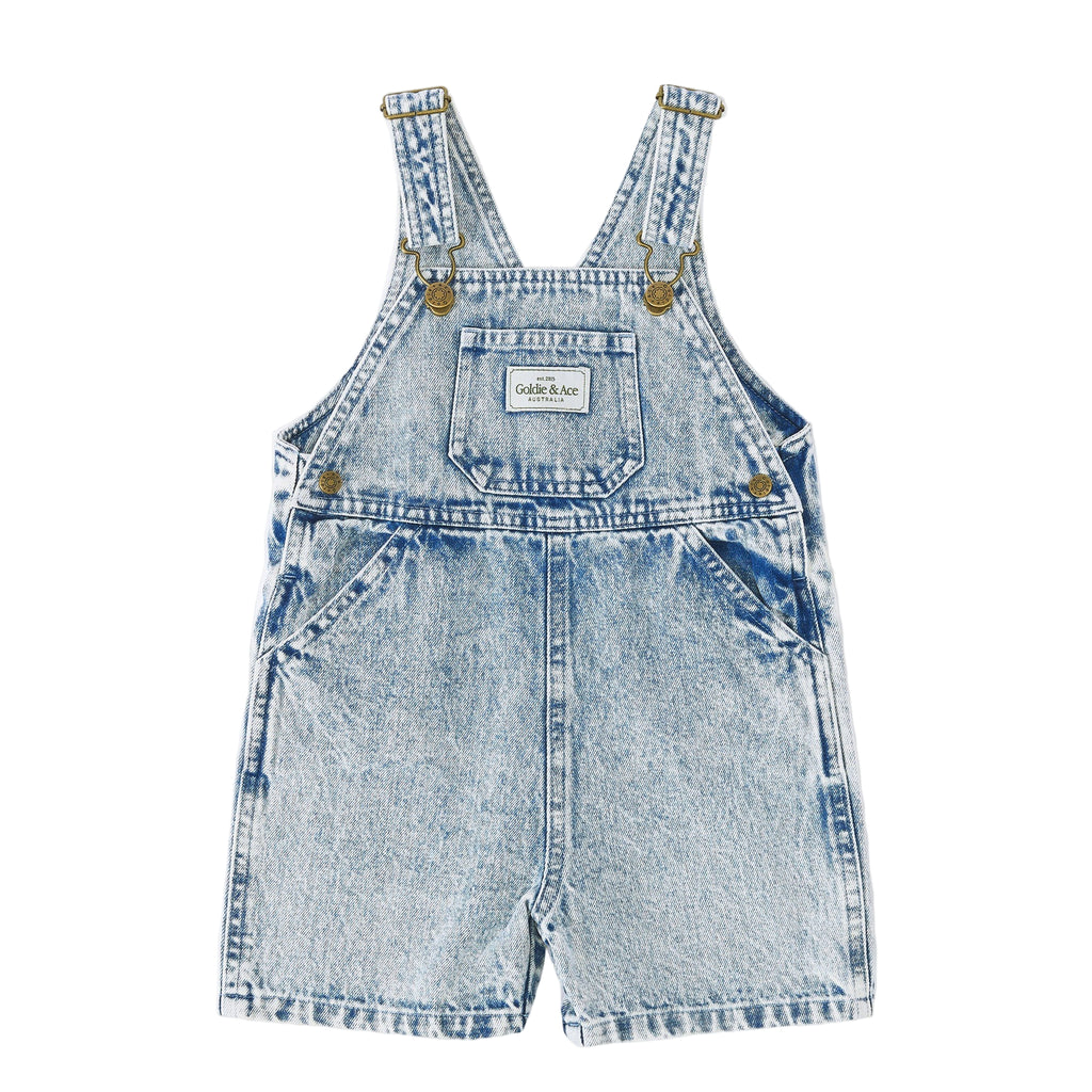 Goldie + Ace Burton Vintage Washed Denim Overalls