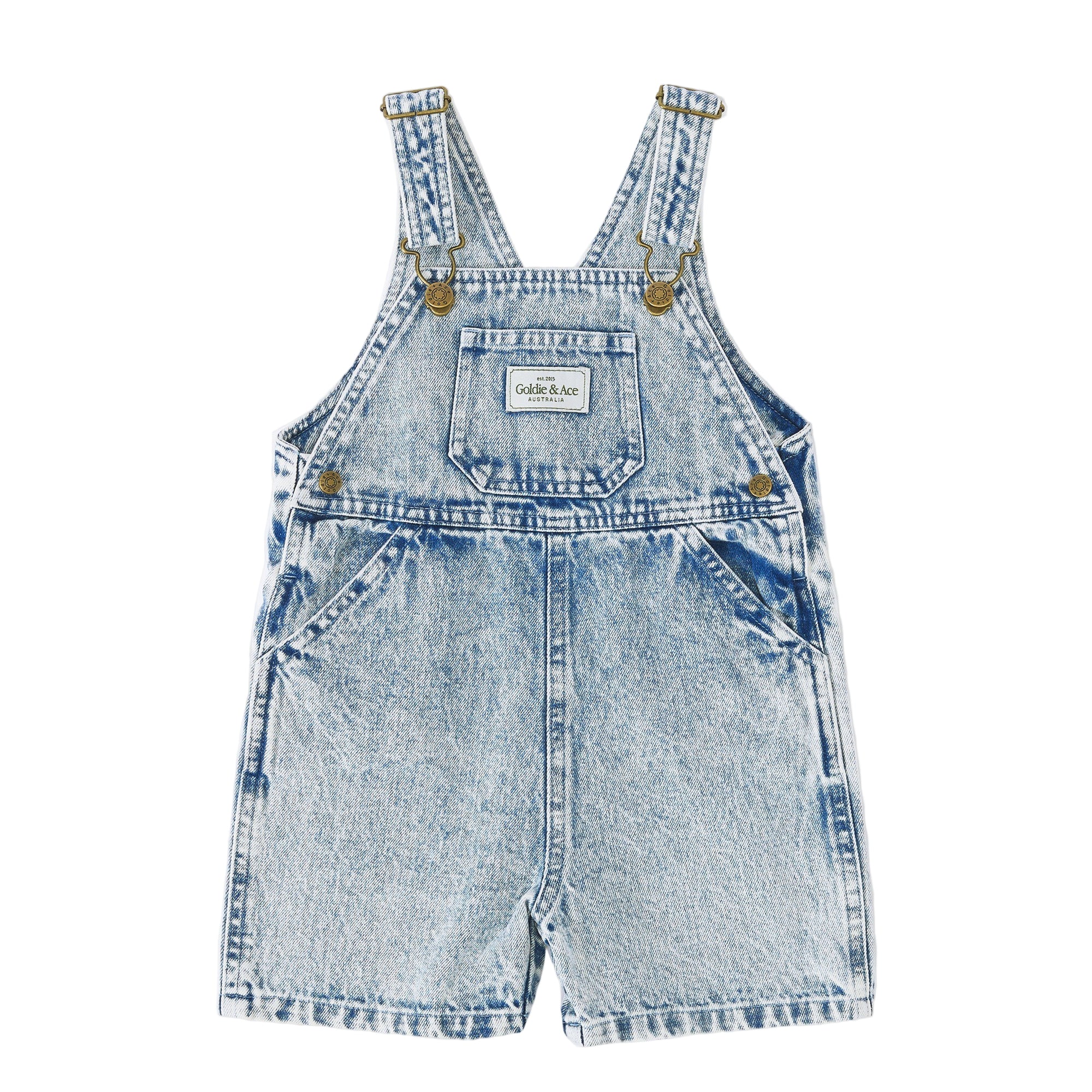 Goldie + Ace Burton Vintage Washed Denim Overalls