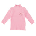 Embroidered Rib Skivvy Sweet Pea