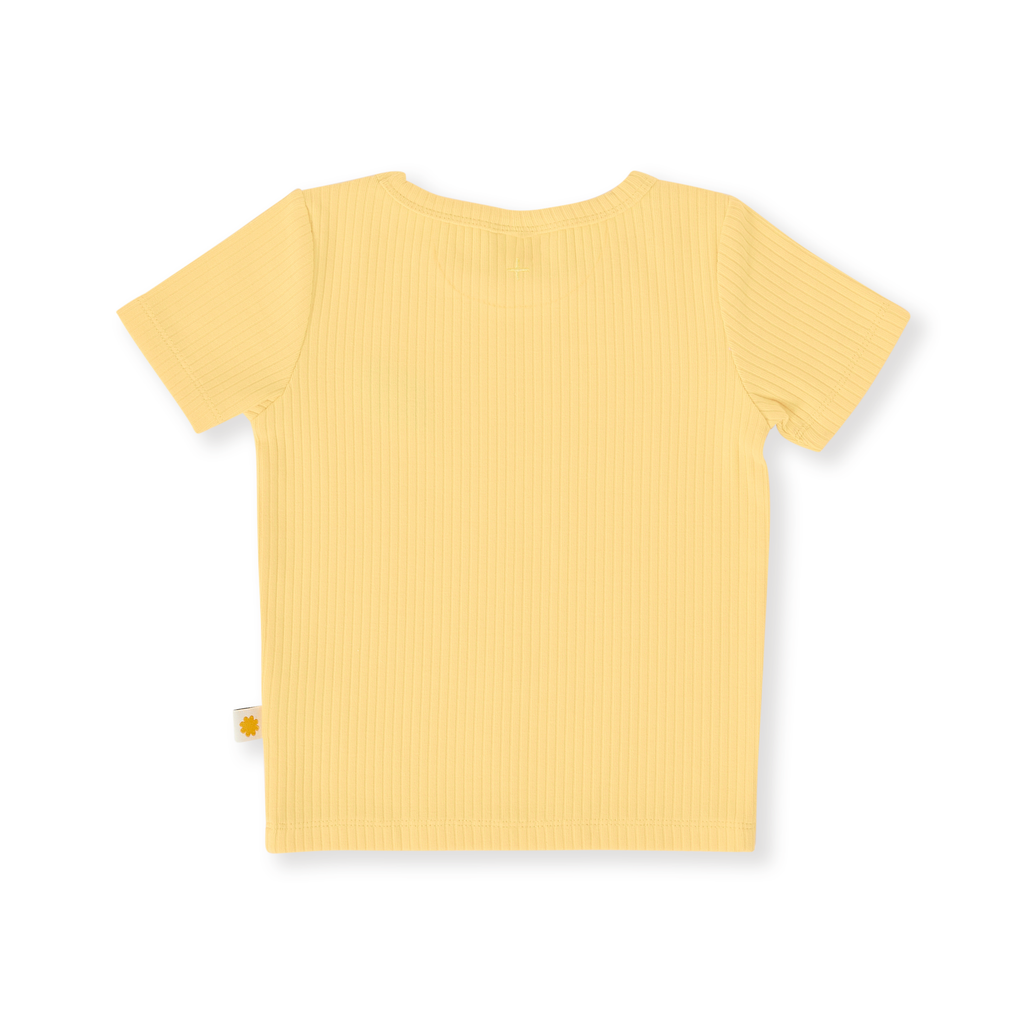 Goldie + Ace Kai Rib T-Shirt - Lemon