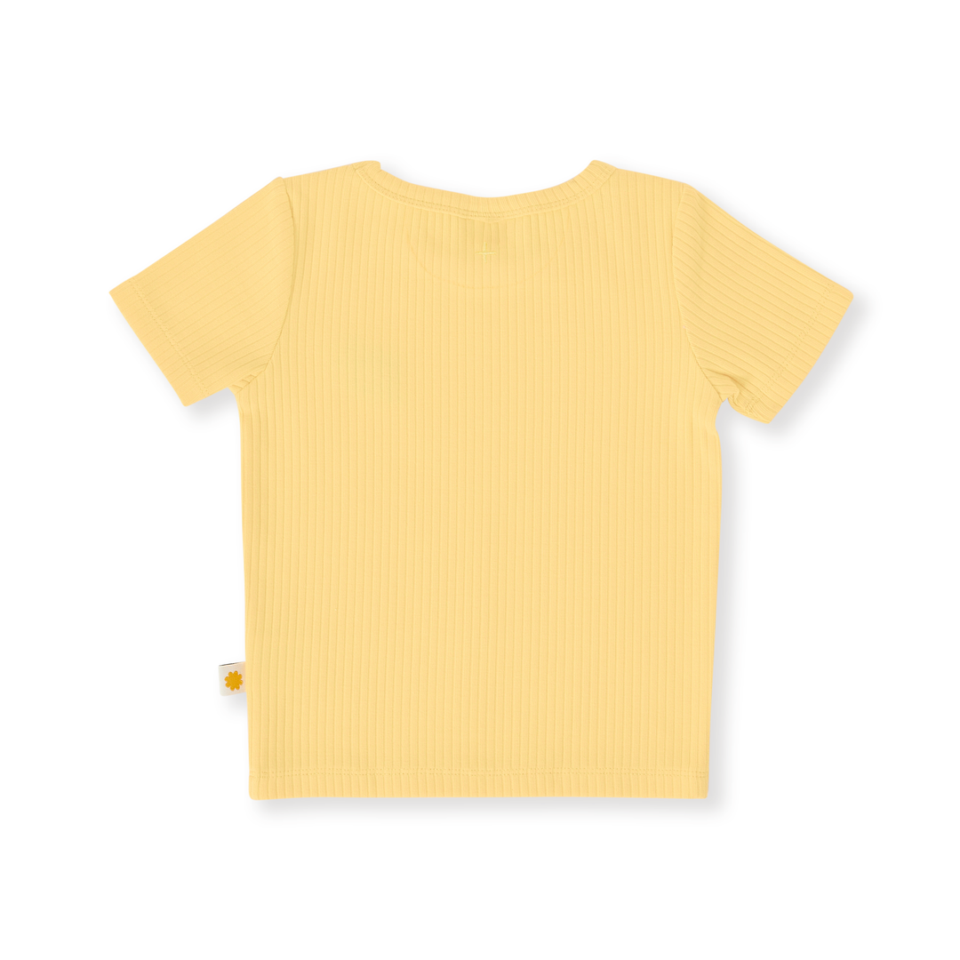 Goldie + Ace Kai Rib T-Shirt - Lemon