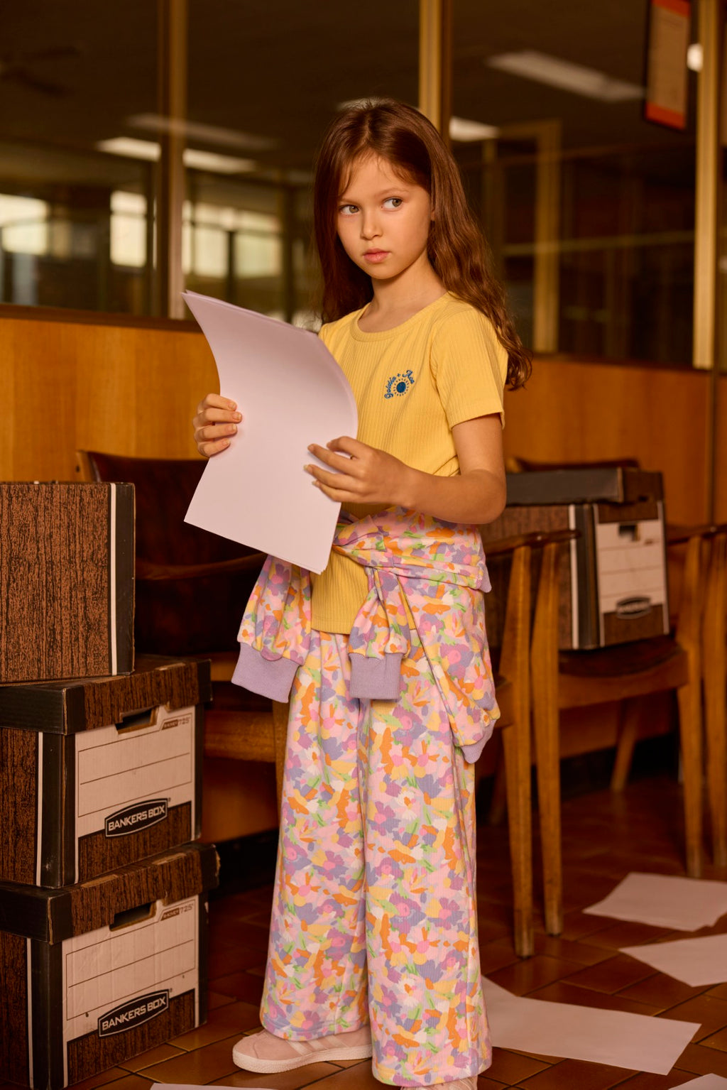 Pastel Bouquet Terry Sweatshirt - Lilac Multi