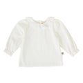 Laura Puff Sleeve Collar Long Sleeve - Cream