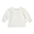 Laura Puff Sleeve Collar Long Sleeve - Cream