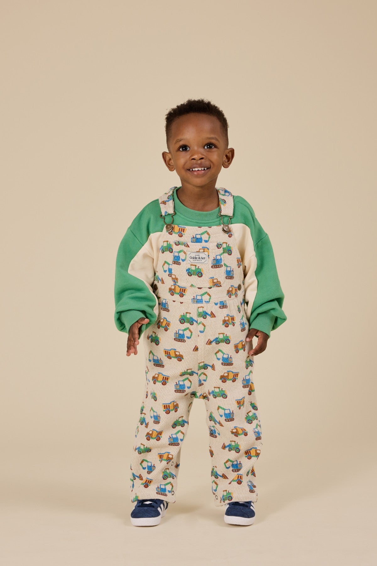 Goldie + Ace Diggers Austin Overalls - Sand