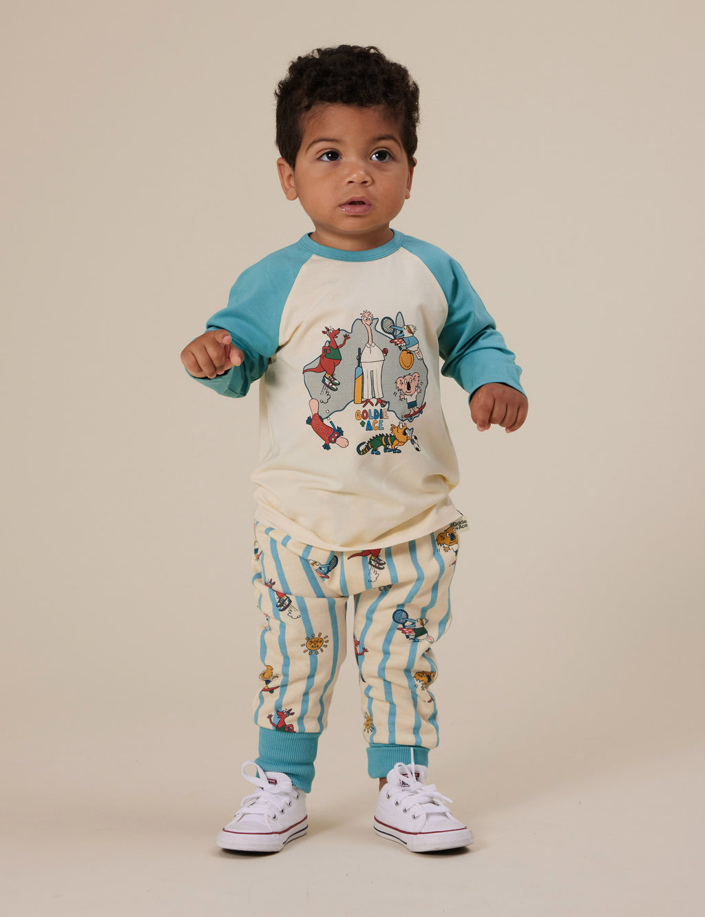 Goldie + Ace Team Goldie Raglan Long Sleeve Top