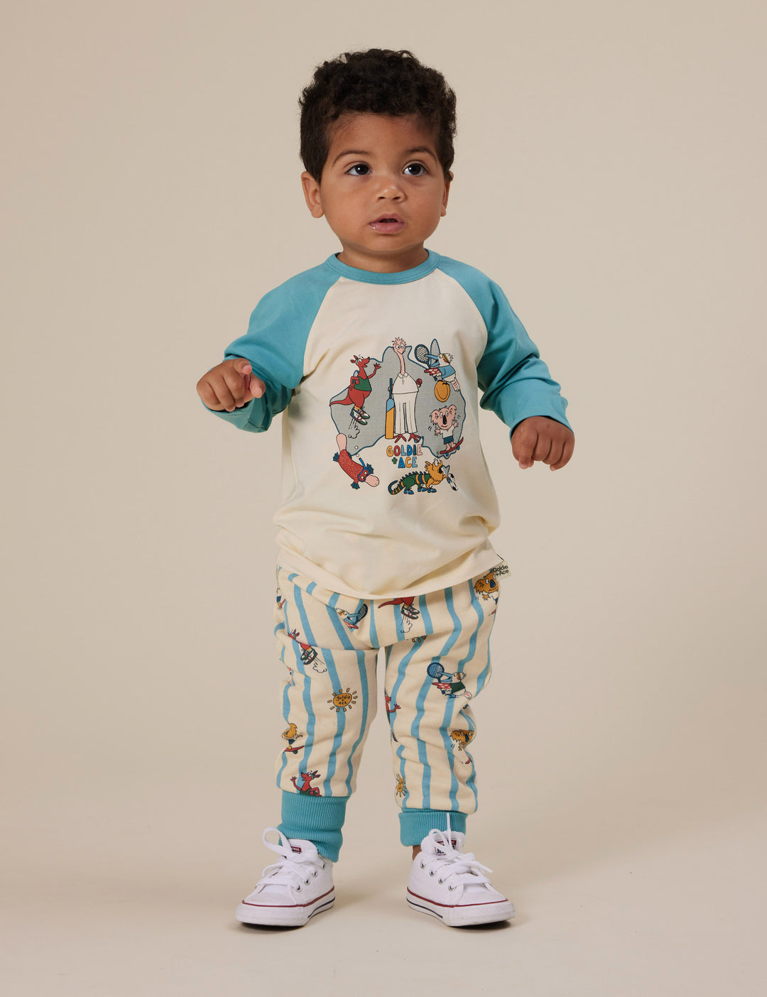 Goldie + Ace Team Goldie Raglan Long Sleeve Top