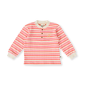 Watermelon Stripe Long Sleeve Top - Pink/Peach