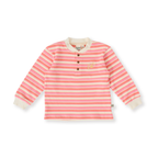 Watermelon Stripe Long Sleeve Top - Pink/Peach