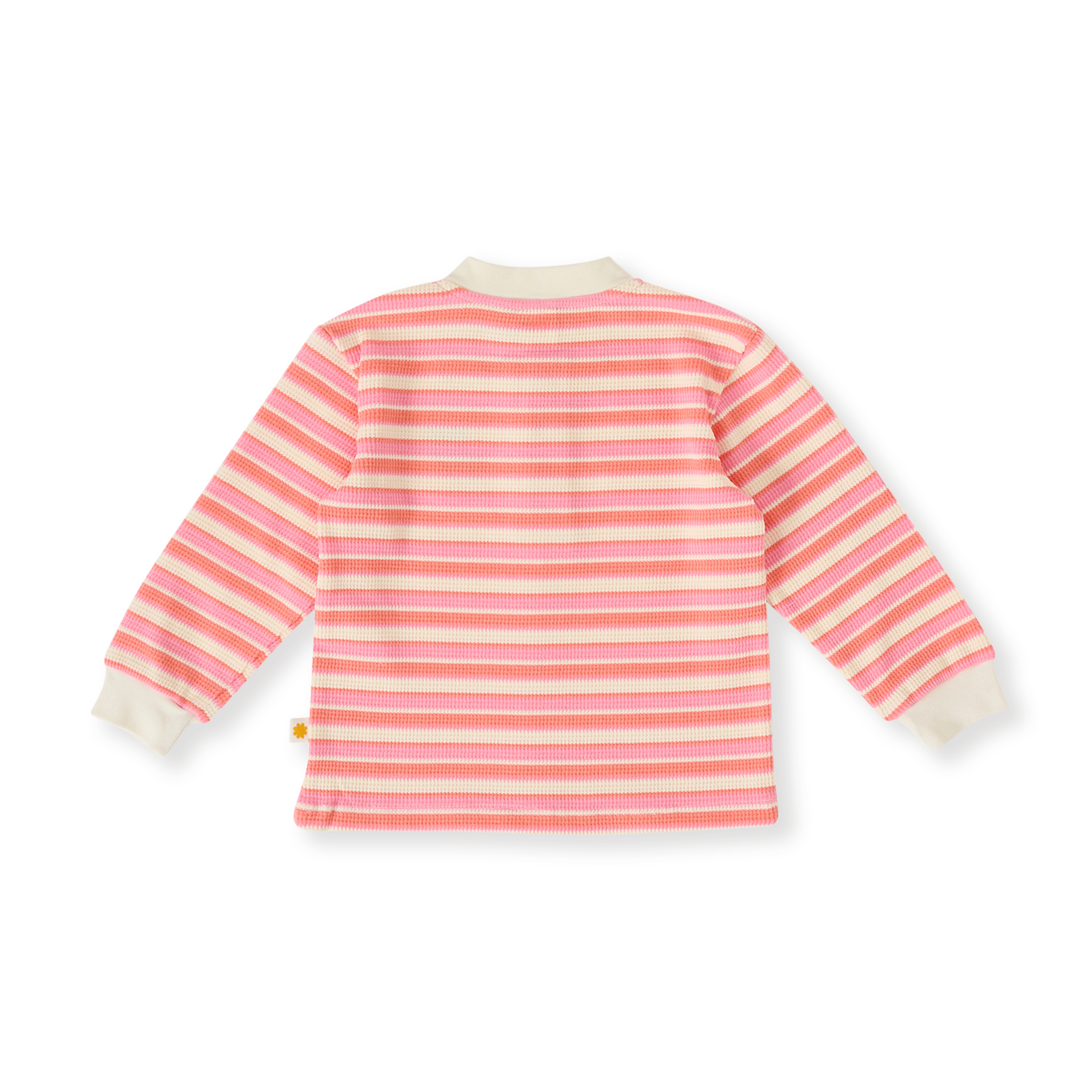 Watermelon Stripe Long Sleeve Top - Pink/Peach