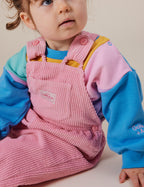 Sammy Corduroy Overalls - Sweet Pea