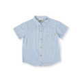 Sailor Stripe Holiday Shirt - Ocean/Ivory