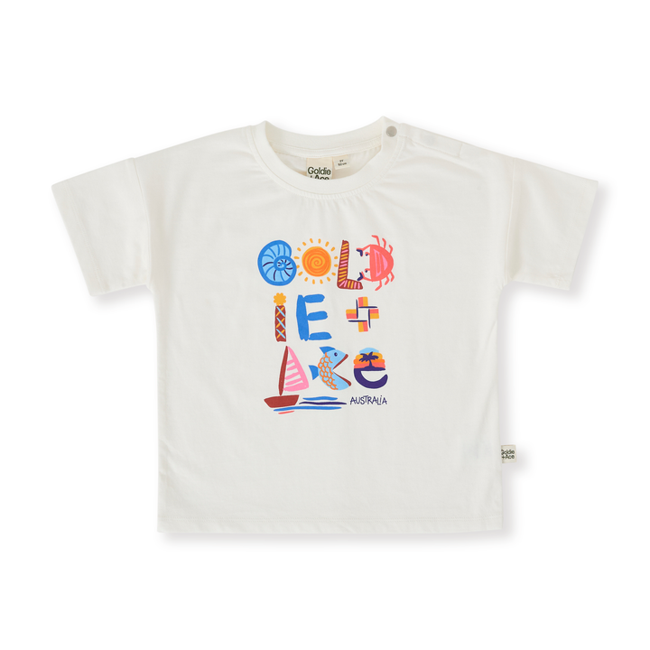 Goldie + Ace G'Day From The Bay T-Shirt - White
