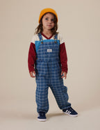 Austin Denim Check Overalls