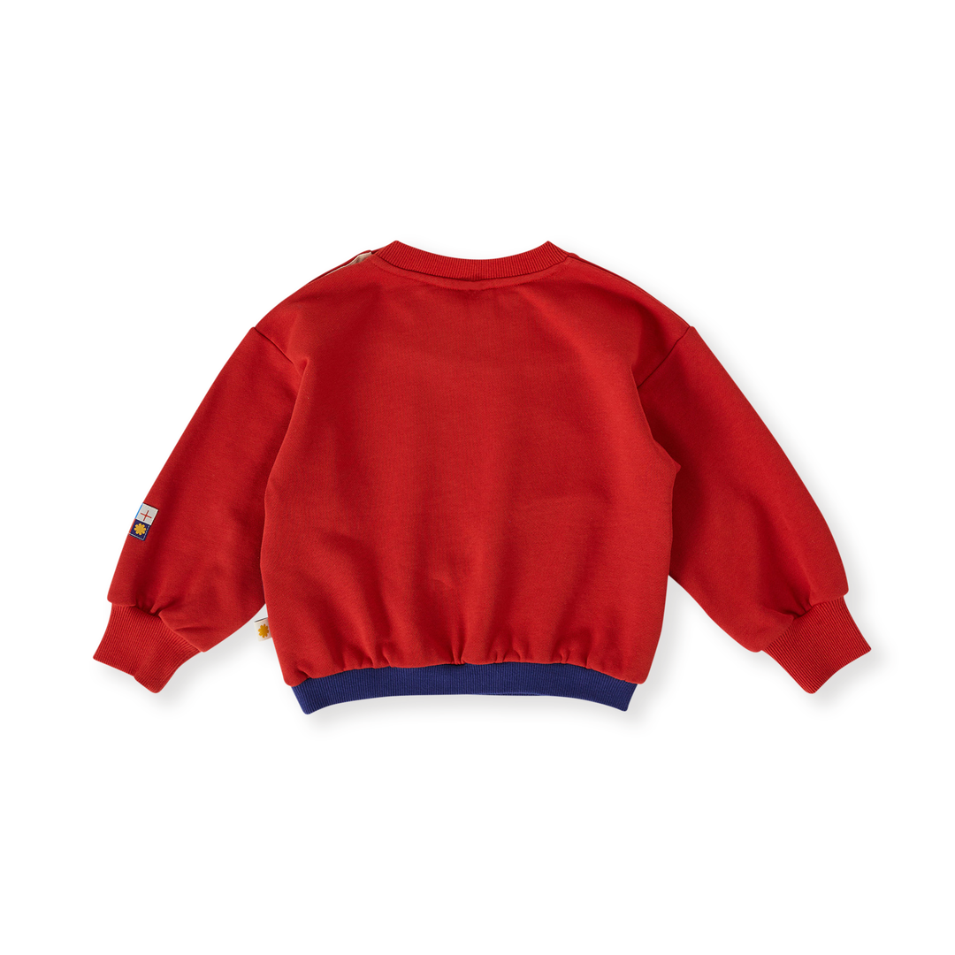 Goldie + Ace Nash Piped Panel Sweatshirt - Outback