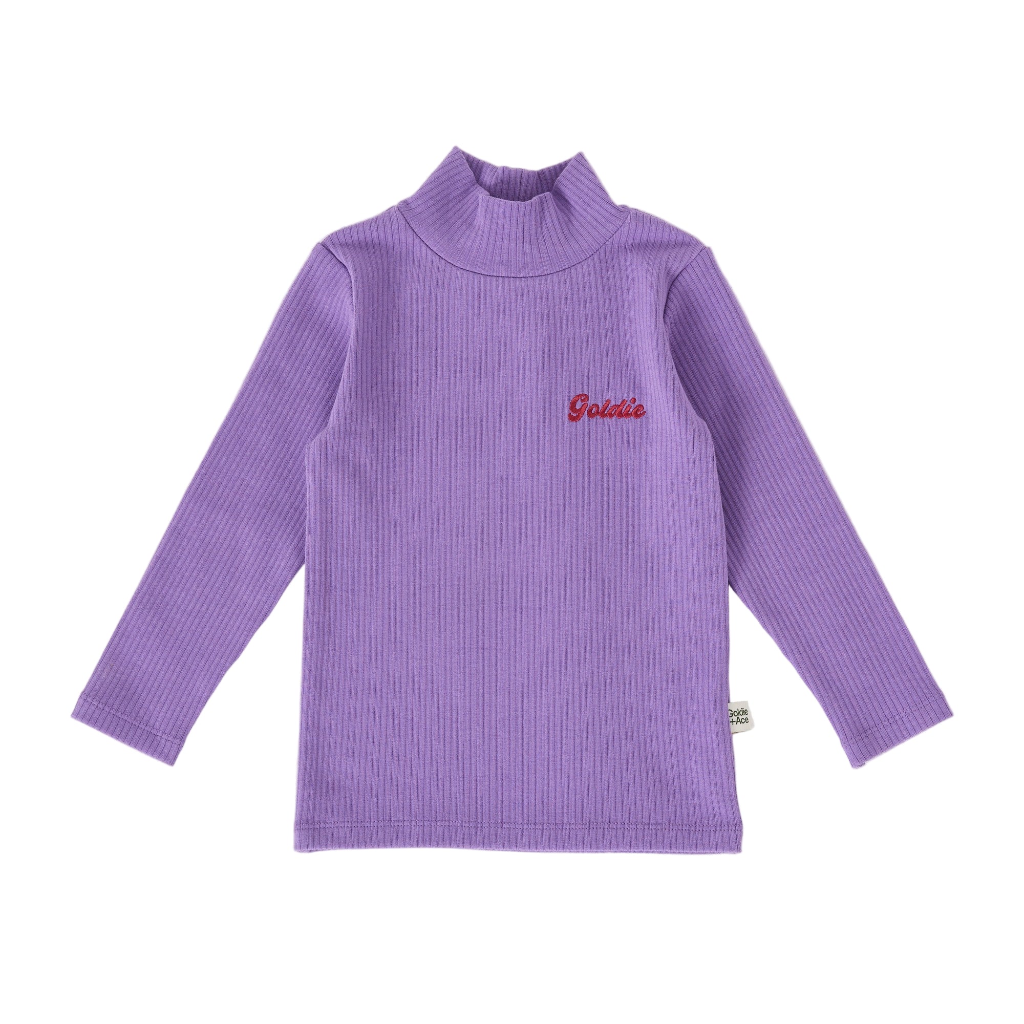 Goldie + Ace Embroidered Rib Skivvy Grape