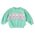 Hazel Puff Sleeve Bunny Sweater Mint