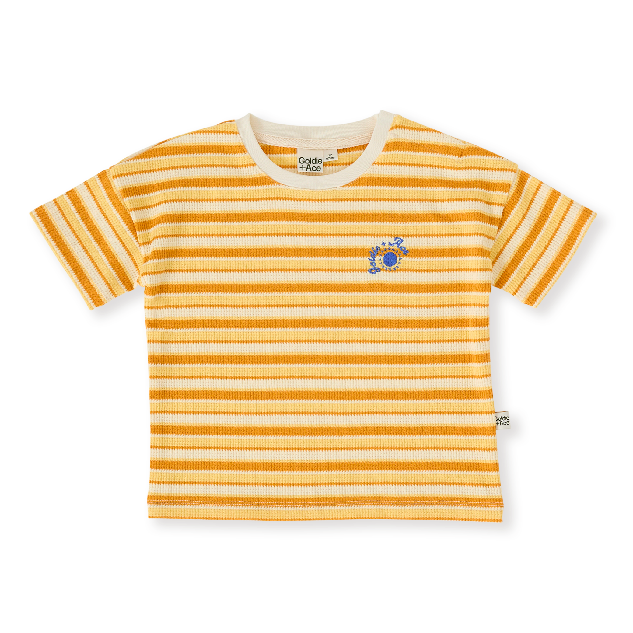 Goldie + Ace Sunshine Stripe T-Shirt - Lemon/Golden