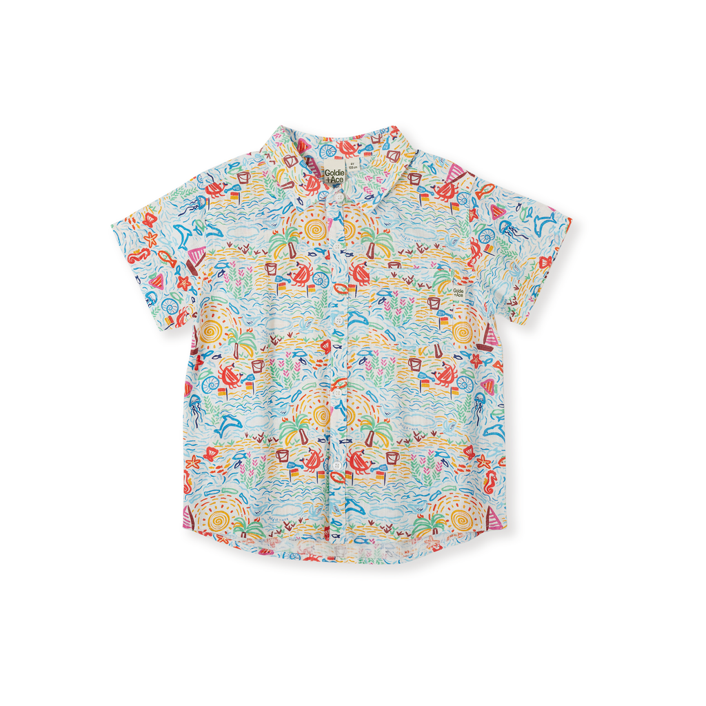 Goldie + Ace Summer Bay Holiday Shirt - Multi