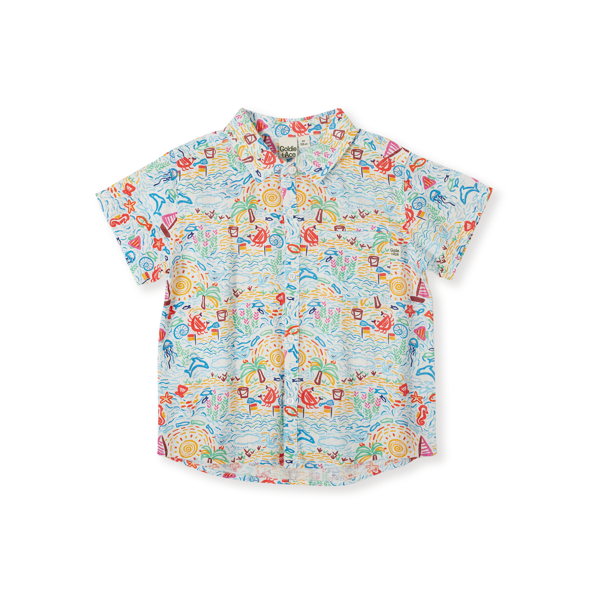 Goldie + Ace Summer Bay Holiday Shirt - Multi