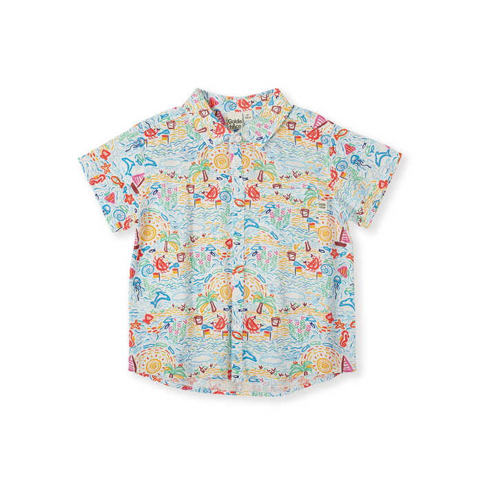 Goldie + Ace Summer Bay Holiday Shirt - Multi