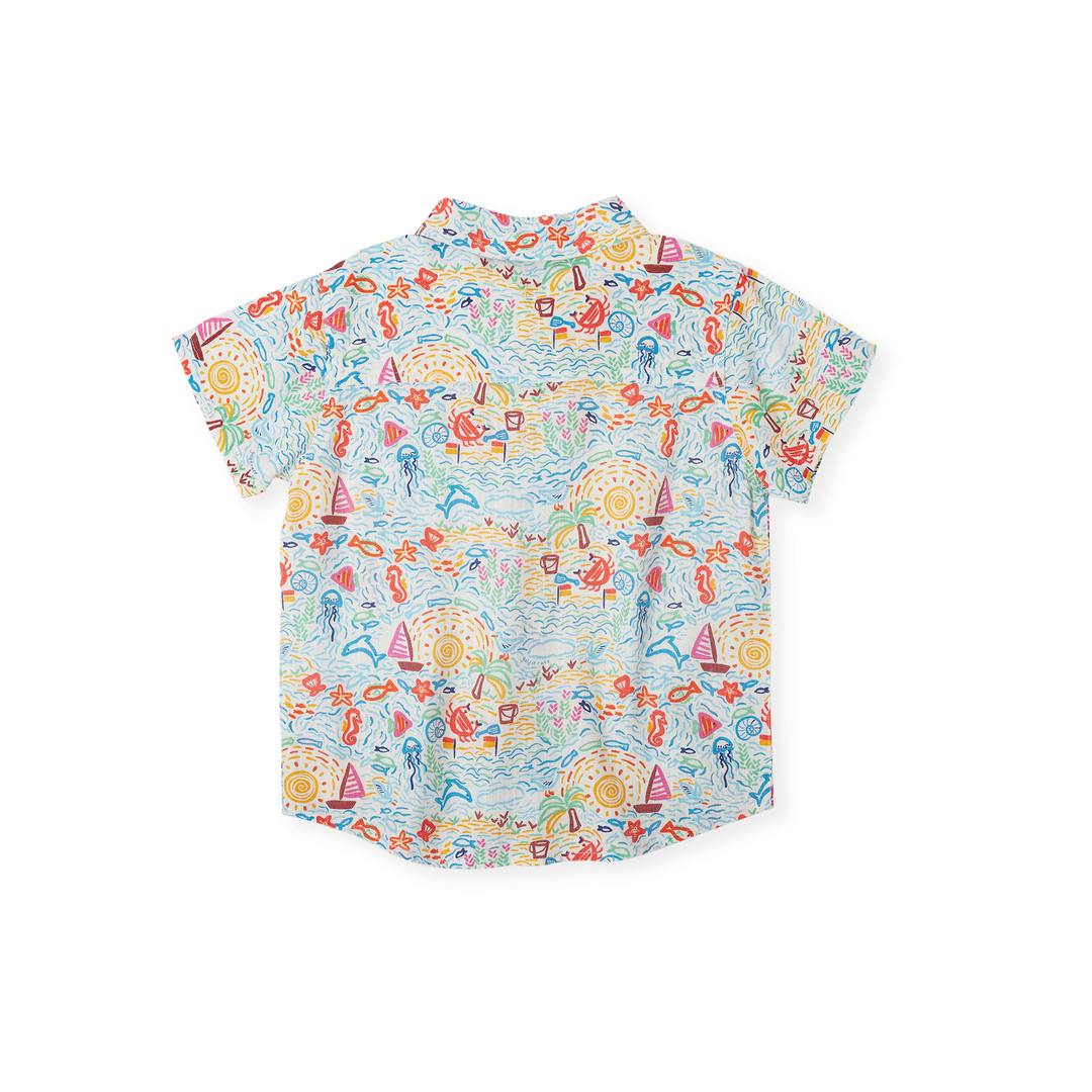Goldie + Ace Summer Bay Holiday Shirt - Multi