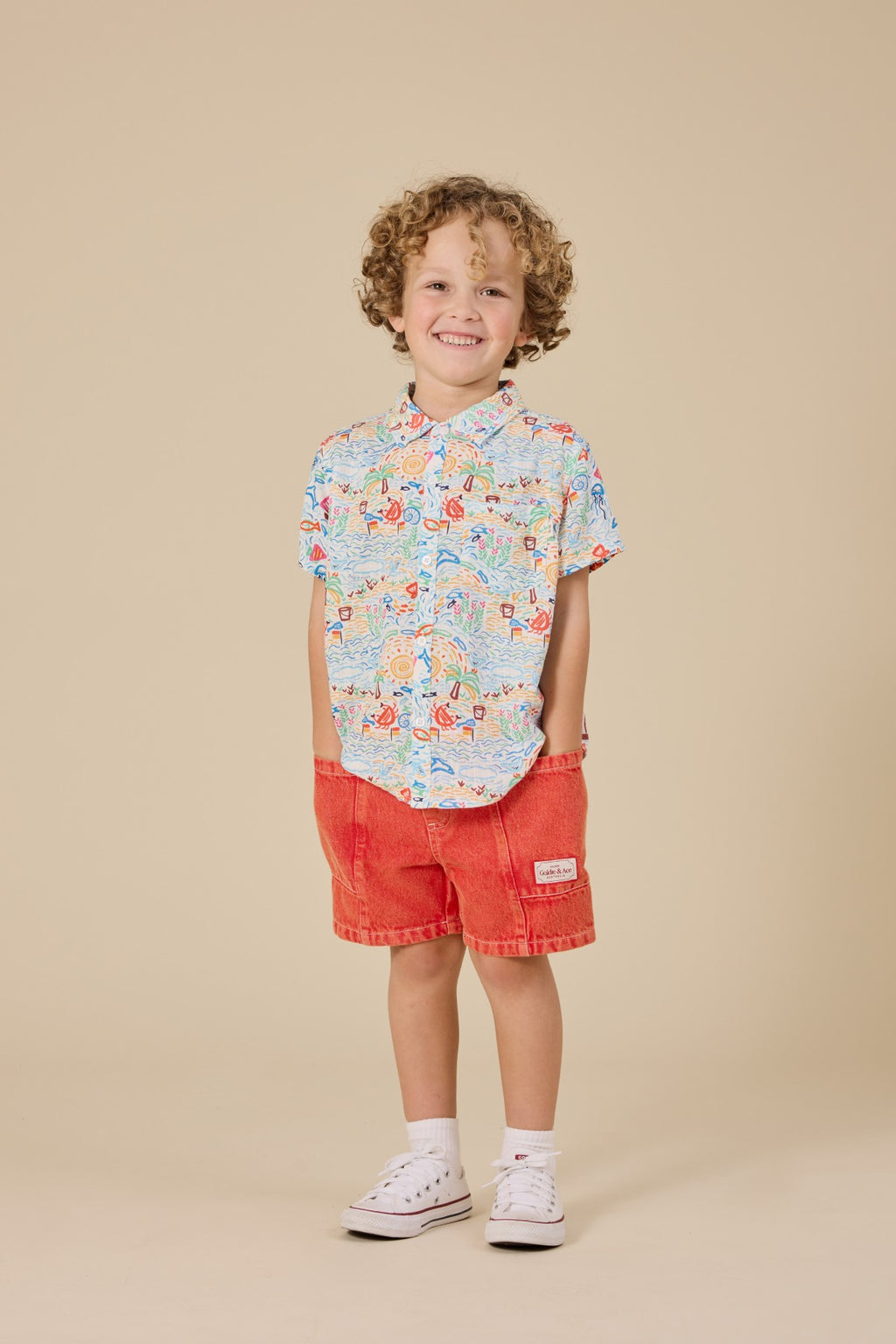 Goldie + Ace Summer Bay Holiday Shirt - Multi