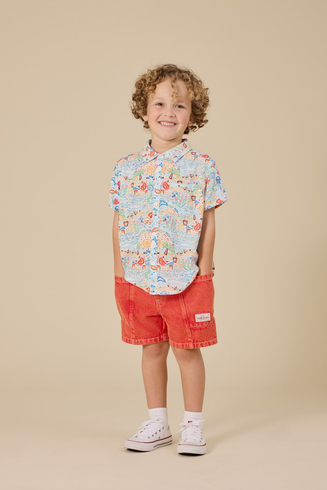 Goldie + Ace Summer Bay Holiday Shirt - Multi